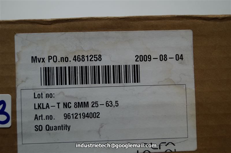 Joint Alfa Laval LKLA LKLA-T NC 8mm 25-63,5mm - Pièce Neuve D'origine Réf. 9612194002